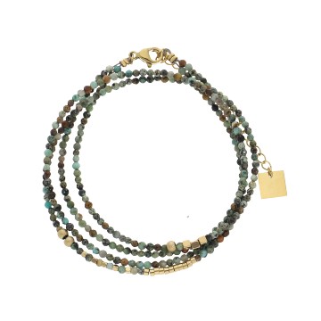 Bracelet multi-rangs acier...