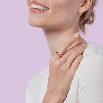 Bague Snaky, Doré