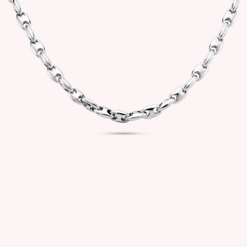 Collier Étreinte, Argenté