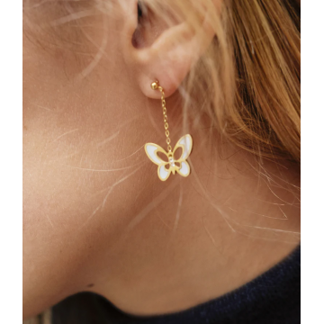 Boucles d’oreilles acier...