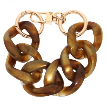 Bracelet Léontine, Brown...