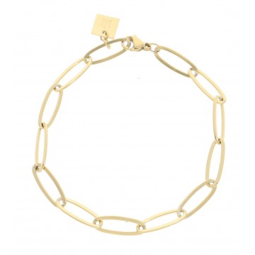 Bracelet acier doré