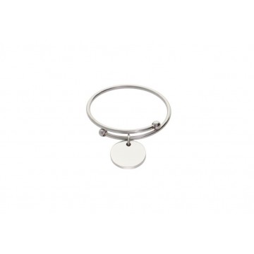 Bague acier uni