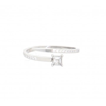 Bague acier uni, Zirconium