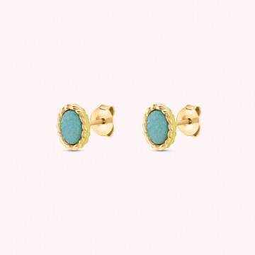 Boucles d'oreilles Atma, Doré