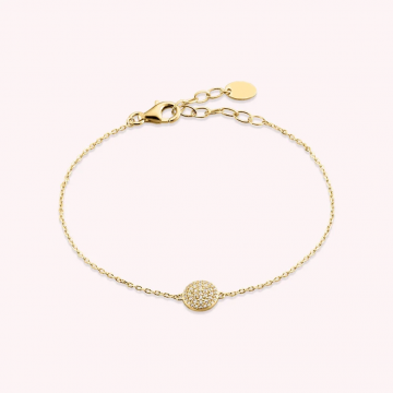 Bracelet Cristal, Doré