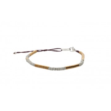 Bracelet acier, Pierres