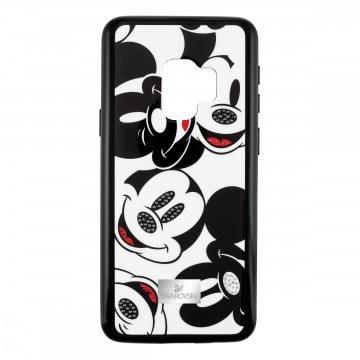 Coque rigide pour smartphone Mickey, Noir, Samsung Galaxy S9