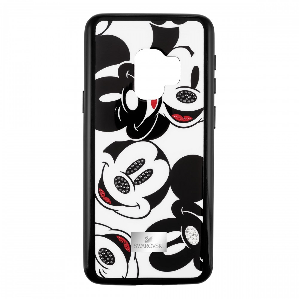 Coque rigide pour smartphone Mickey, Noir, Samsung Galaxy S9