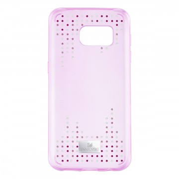 Coque rigide pour smartphone Crystal Rain, Fuchsia, Samsung Galaxy S7