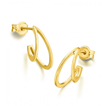 Boucles d'oreilles, or 18 cts