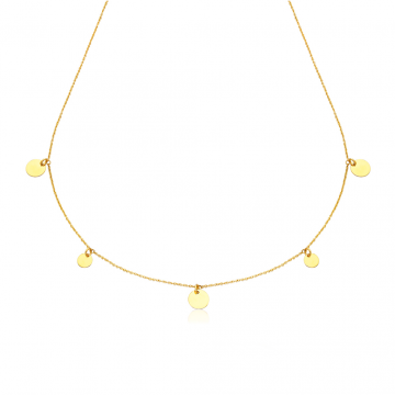 Collier, or 18 cts