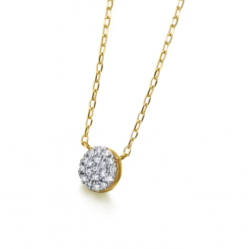 Collier, diamants et or 18 cts