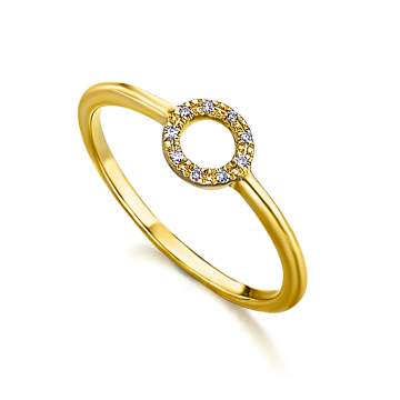 Bague, diamants et or 18 cts