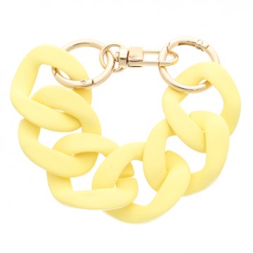 Bracelet Léontine, Jaune mat