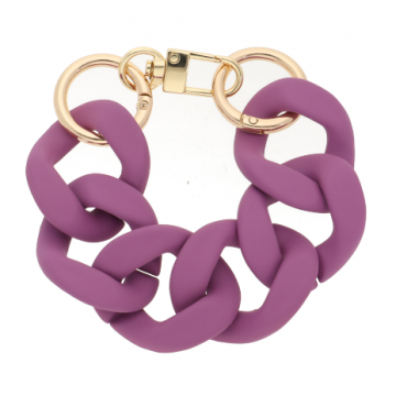 Bracelet Léontine, Purple mat
