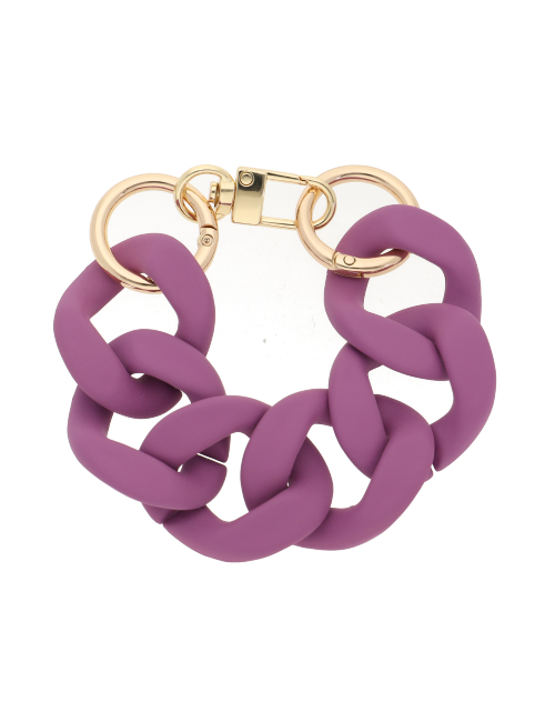 Bracelet Léontine, Purple mat