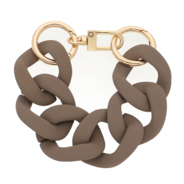 Bracelet Léontine, Taupe mat