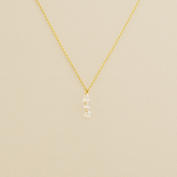 Collier Pétille, Cristal/Doré