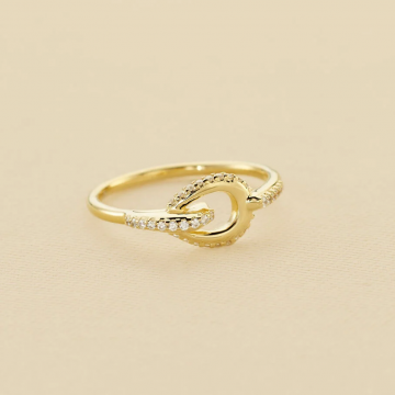 Bague Gémini, Doré