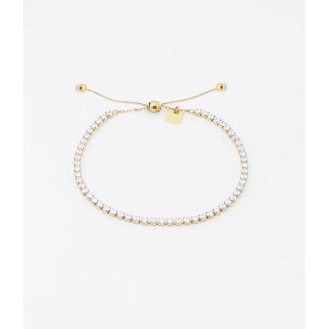 Bracelet Goya, acier doré,...
