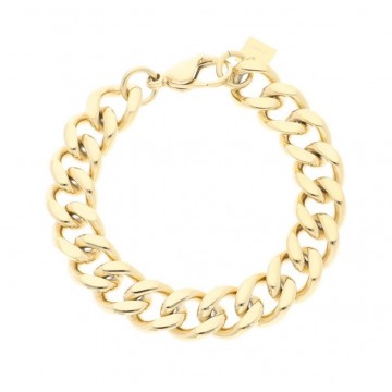 Bracelet acier doré