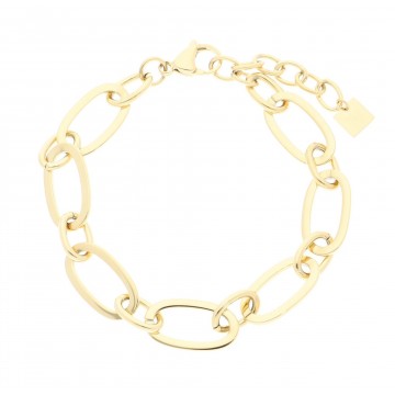 Bracelet acier doré
