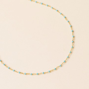 Collier rond Inde, Turquoise