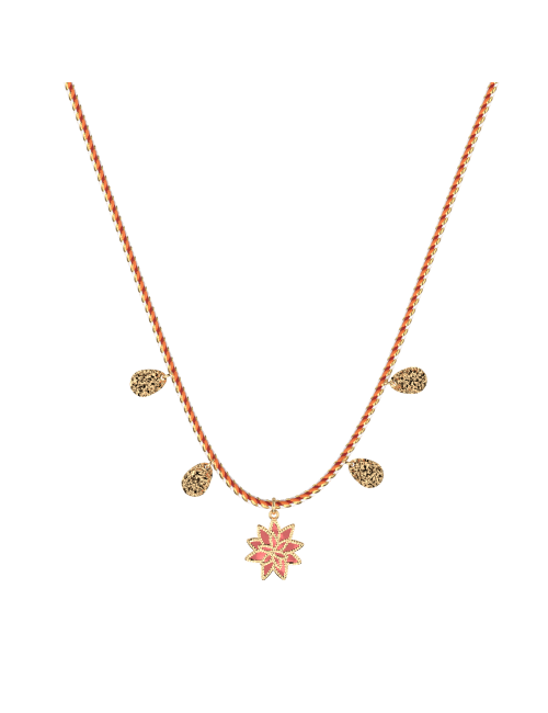 Collier Coral finition...