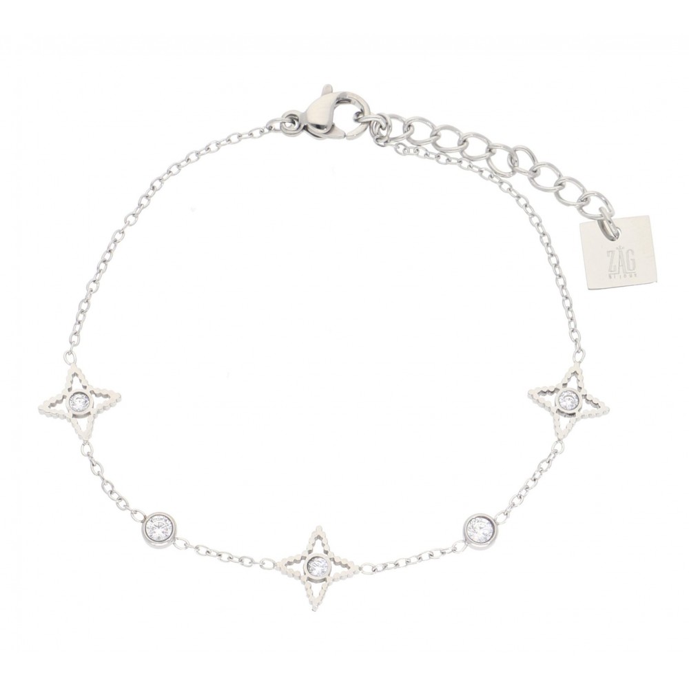 Bracelet acier uni, Zirconium Bracelet acier uni, Zirconium