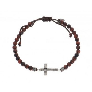 Bracelet Croix, perles