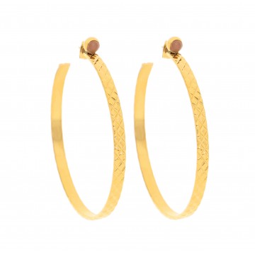 Boucles d'oreilles acier...