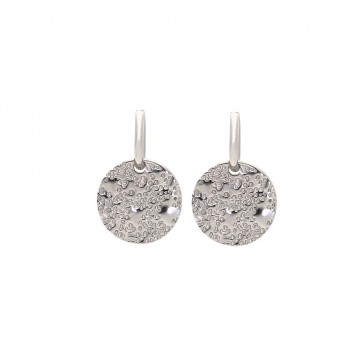 Boucles d'oreilles acier uni