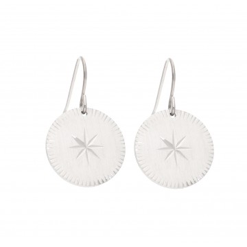 Boucles d’oreilles acier uni